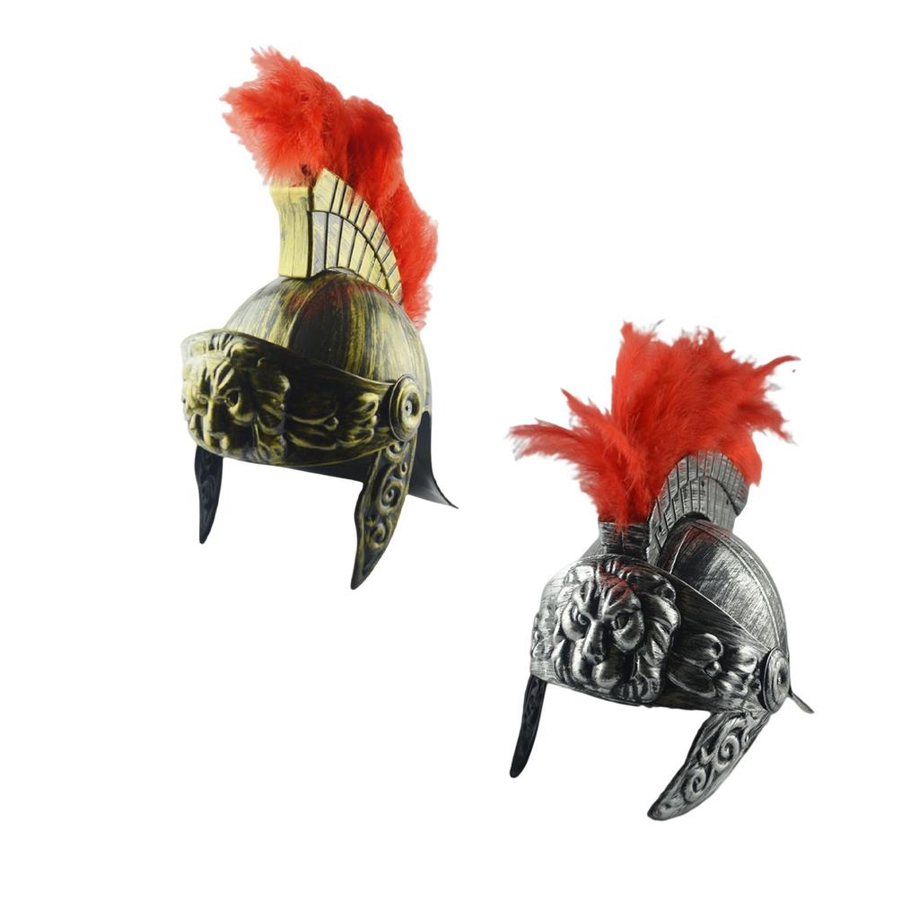 Roman Vintage Helmet Headwear Costume Accessories Medieval Ancient Costume Helmet Role Play Medieval for Movie Home Men Adult