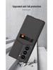 Samsung Z Fold 6 Card Holder Stand Case - Premium Leather with Film Integrated Protection