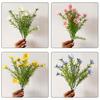 1 Bouquet Realistic Artificial Flower 15 Forks Fade-resistant No Watering Lifelike Artificial Plant Home Decoration Adult Sex Wear