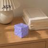 Cheese Sensory Tools Blueberry Squeeze Toy, Stress Relief Block Slow Soft Toy Rising Cube Pinch for Home Office Focus Aid Fidget