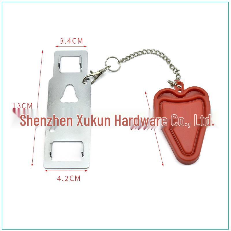 Portable Double-Headed Anti-Theft Door Lock & Stopper