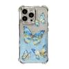 Butterfly Bracket Suitable for Apple 15 Promax Mobile Phone Case 14 Electroplated Anti-fall 13 Transparent 16 Silicone 11