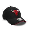 Casquette - NEW ERA - 9Forty - Noir - Logo Chicago Bulls - Taille réglable