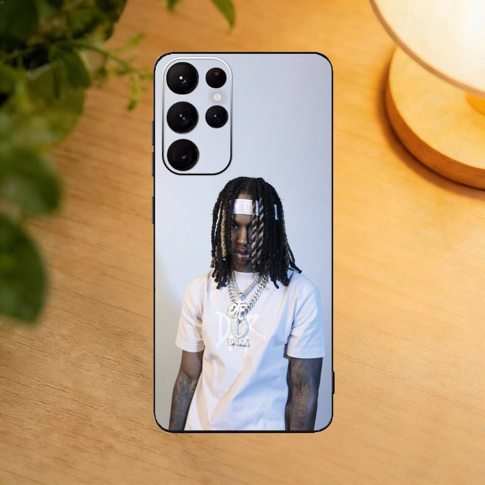 Cool Rapper K-King Von Phone Case For Samsung S25,24,21,22,23,30,Ultra,20,Plus,Fe,Lite,Note Soft Black Cover