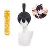 Hayakawa Aki Cosplay Wig Heat-resistant Synthetic Silk Fiber Natural Scalp