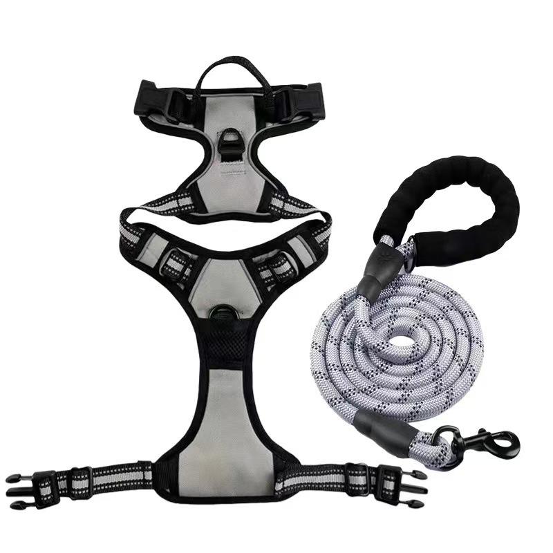 Pet Dog Multi-layer Integrated Leash Harness