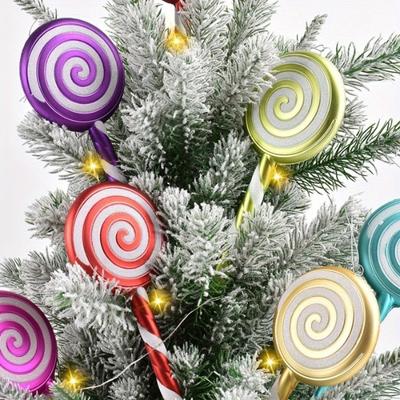 1PC Christmas Decoration Props 20cm Lollipop Decoration Wedding Candy Pendant Home Decoration Party Scene Decoration