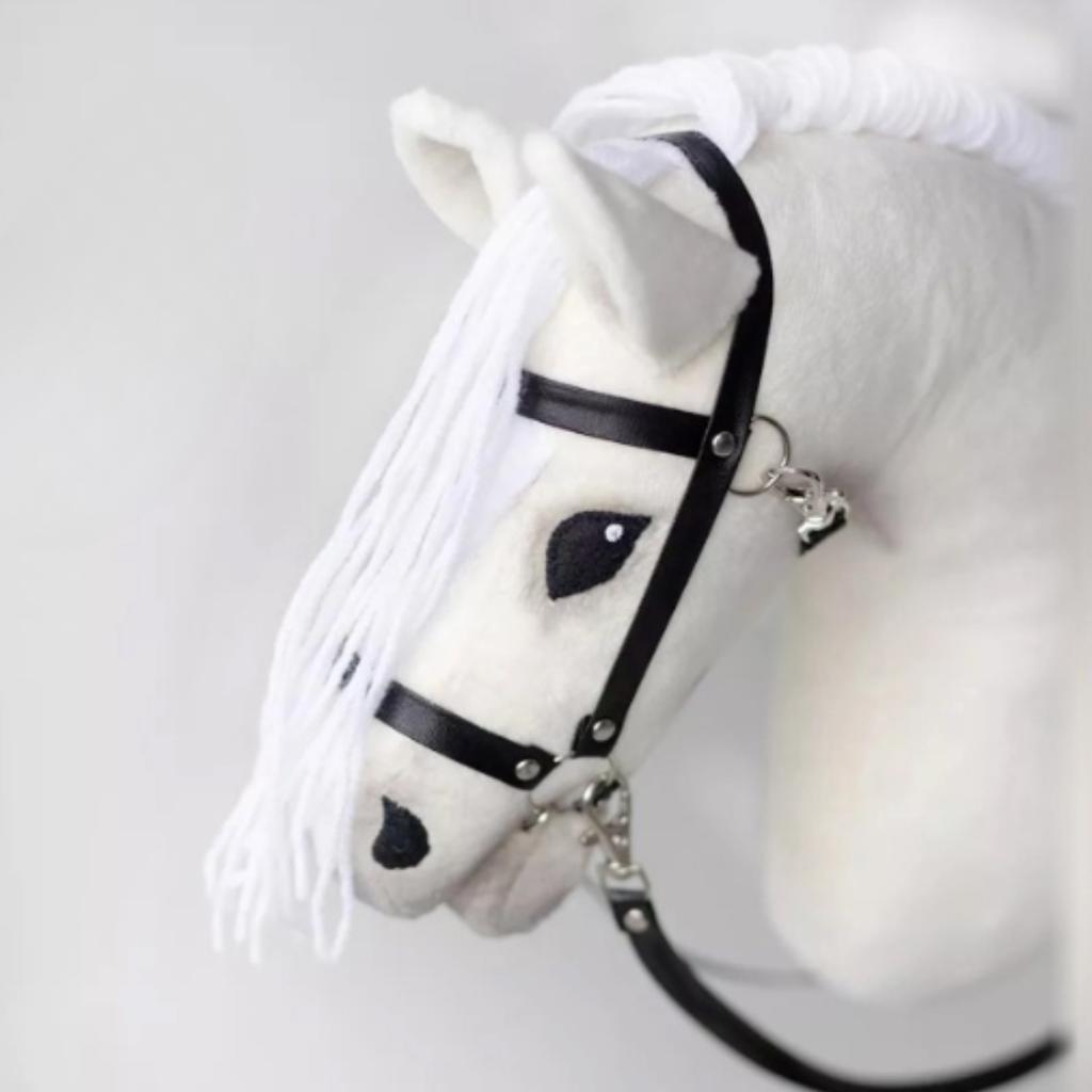 Hobby Horse Horse On A Stick Horse Horse Head White + Comb [M-Hobbyhorse6]