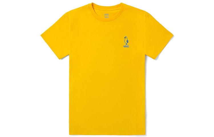 Vans T Shirts Women s Yellow Crew Neck Moderate Mock Two Piece VN0A5F3X85W XXL