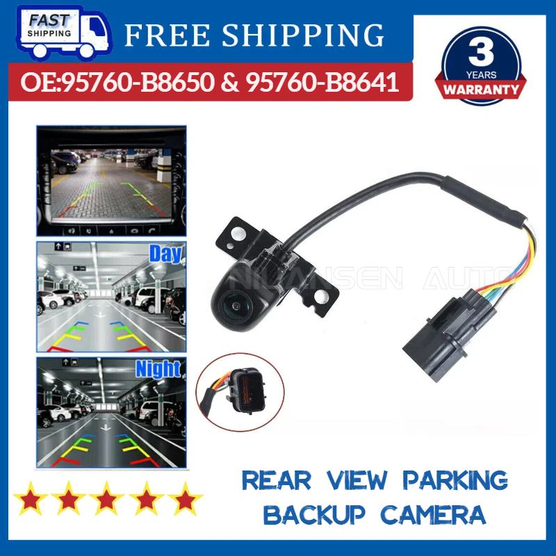 

95760-B8650 95760B8650 Car Reversing Rear View parking Backup Auxiliary Camera Accessories For Hyundai Santa Fe XL 2017-2019 12 V чорний