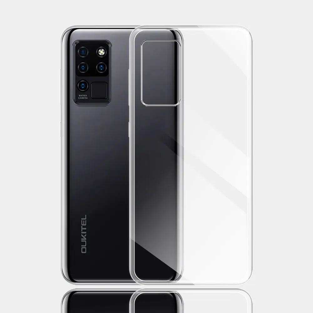 For Oukitel C21 Pro Case Clear Silicone Soft TPU Cover For Oukitel C21 Funda Ultra Thin Coque For Oukitel C21 C21Pro Shell Oukitel C21 чистый