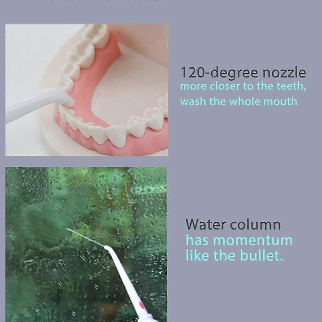 Waterpik Elektrischer Dental-Flosser zur Zahnreinigung Dental-Spa-Reinigungsgerät Entfernt Zahnflecken Munddusche Tragbarer Wasser-Flosser