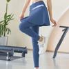 High Waist Elastic Pants Skirt Tight Sports Yoga Pants Sculpting Leggings Fitness Leggings  Pilates