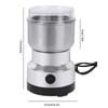 Electric Stainless Steel Coffee Bean Grinder Nut Spice Mixing Grinder 350ml Large Capacity Coffee Grinder Restaurants Household