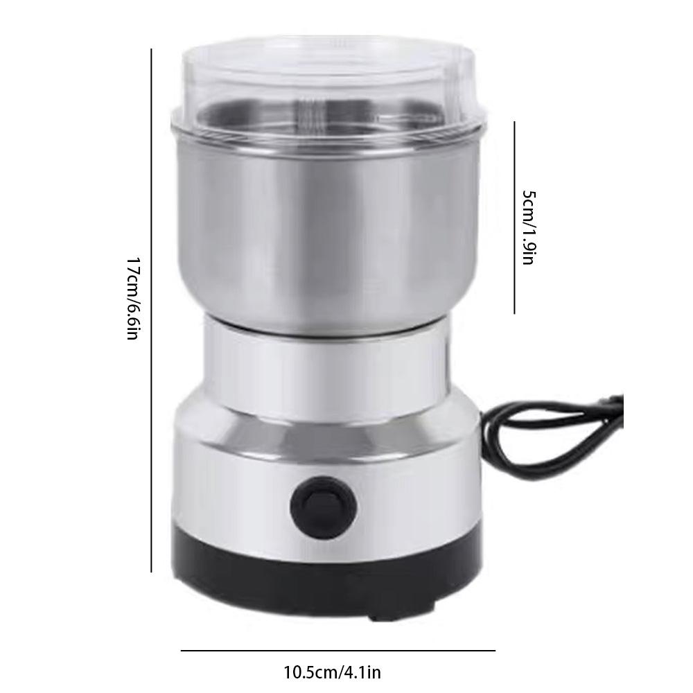 Electric Stainless Steel Coffee Bean Grinder Nut Spice Mixing Grinder 350ml Large Capacity Coffee Grinder Restaurants Household