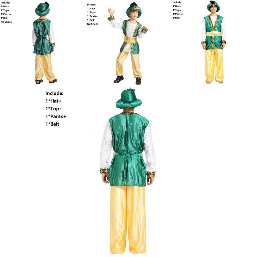 Stunning Boys Halloween Party Arabian Prince King Costume For Cosplay Events