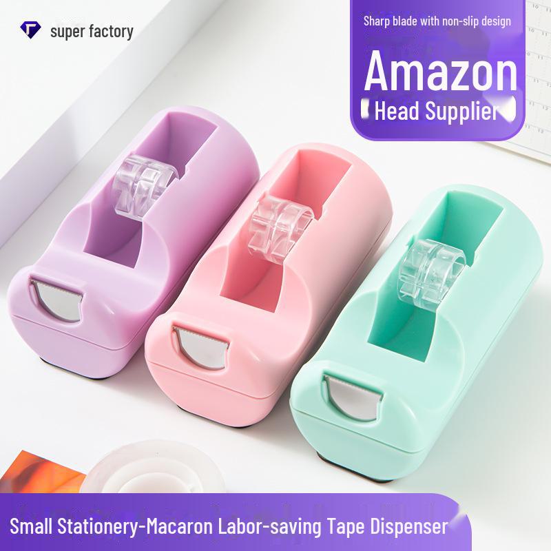 

Multicolor Transparent Tape Dispenser & Cutter