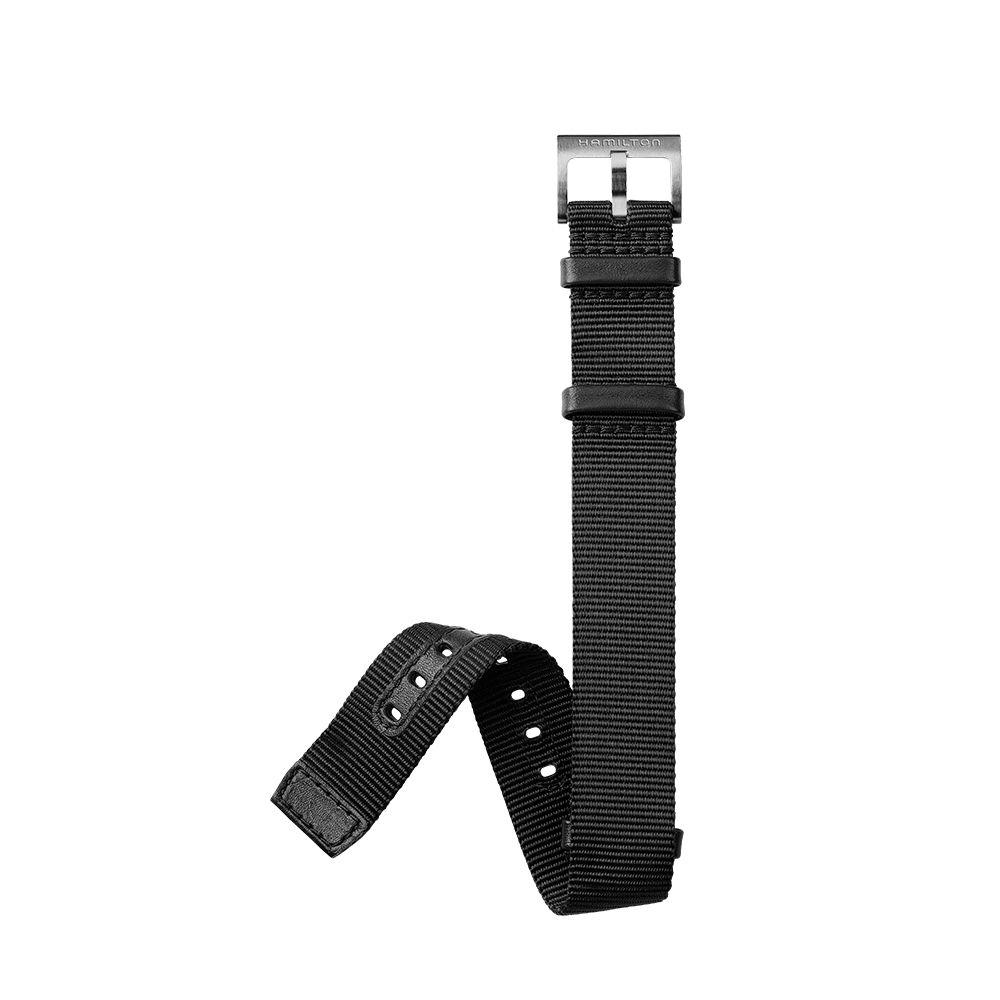 [Hamilton] Black NATO Strap 20mm H6006821041