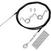HIAORS 71 Inch Throttle Cable for Go Kart Predator 212cc 196cc GX160 GX200 6.5hp Manco 8252-1390 ASW Kandi Yerf Dog Go Cart Parts with Throttle Pedal