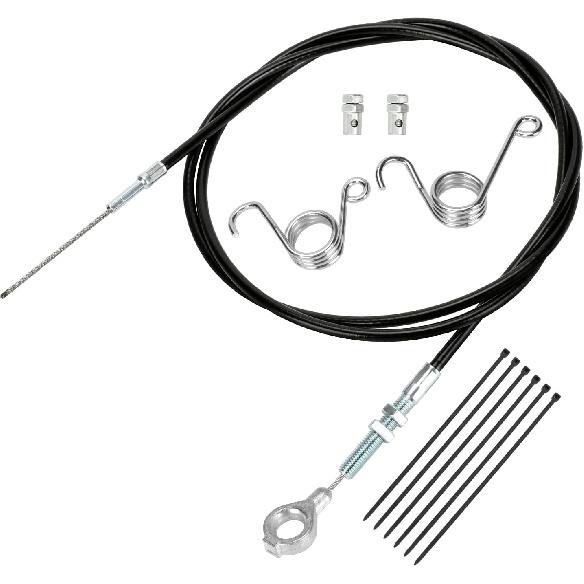 HIAORS 71 inch Throttle Cable for Go Kart Predator 212cc 196cc GX160 GX200 6.5hp Manco 8252-1390 ASW Kandi Yerf Dog Go Cart Parts with Throttle Pedal 1 Pack