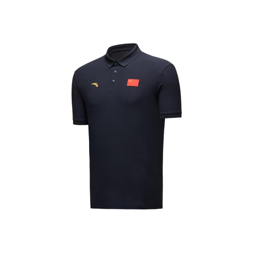 Anta Soft Fashion Versatile Quick-Dry Short Sleeve Polo Shirt Men Tops 452520105-3