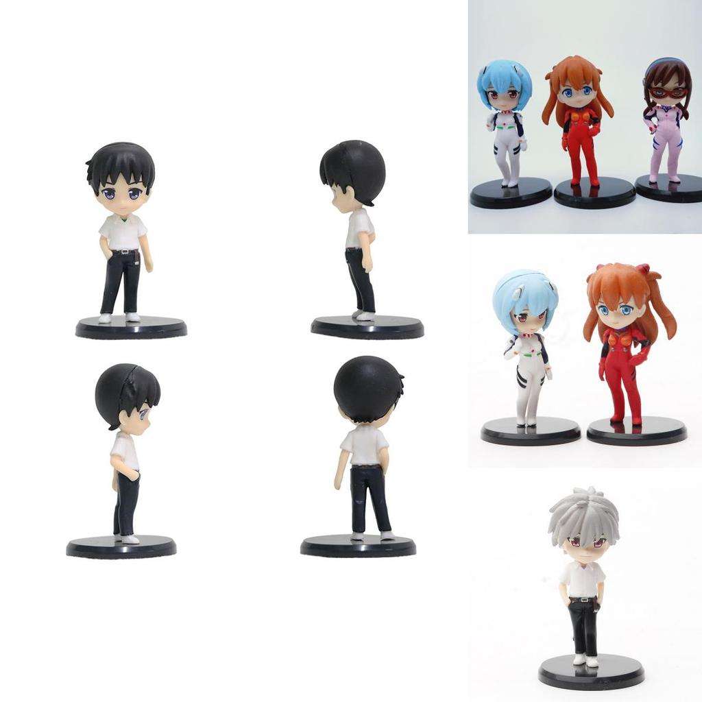 Exquisites Evangelion Eva Mini-Figuren-Set mit Rei Ayanami und Asuka Langley