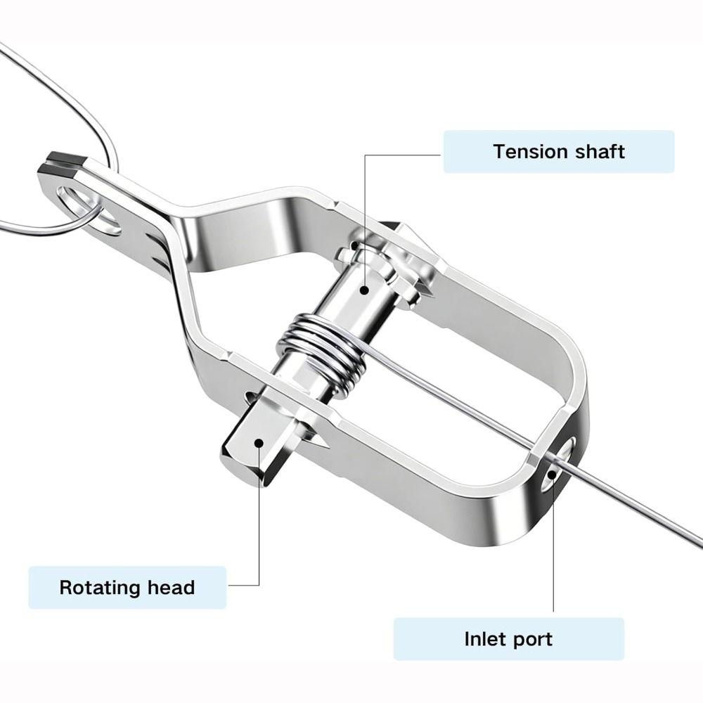 All-Steel Wire Tightener 80mm Electric Fence Tightener Cable Fastening Wire Ratchet Tensioner  Farm