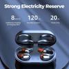 1Pair Wireless Ear Clip Bone Conduction Headphones Bluetooth Wireless Clip On Open Ear Headphones Earbuds Earclip Bone Conduction Earbuds Head Set