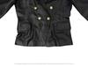 Black Women Genuine Lambskin Soft Leather Blazer Handmade Stylish Formal Design