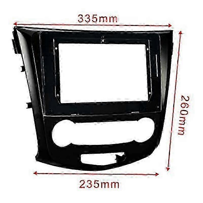 10.1Inch Car Stereo Fascia Panel Frame DVD Panel Bezel Frame Installation Trim Kit Fit for NISSAN Qashqai 2015-2019