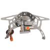 Winddichter Outdoor-Brenner, geteilter Camping-Gaskocher, tragbarer flacher Picknick-Gasherd, Brenner mit elektronischer Zündung