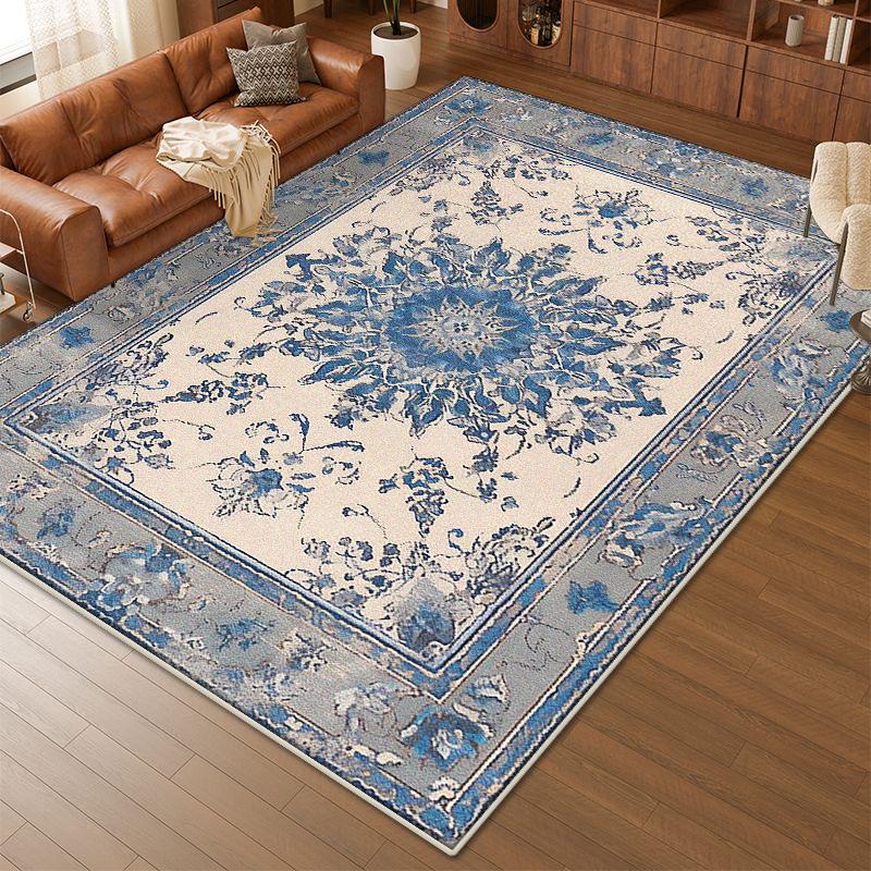 Bohemian Non-slip Large Rugs for Living Room Customizable Easy Clean Study Decoration Carpet Fluffy Sofa Tables Mat Washable