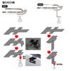 Drive Recorder Installation Tool Set, Multi-Stay, Wiring Guide, Fuse Power Removal, Power Detection Tester,