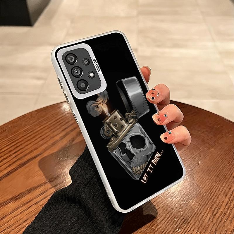 Lighter Cool Pattern Soft Phone Case for Samsung A17 A16 A15 A14 A13 A57 A56 A55 A54 A53 A37 A36 A35 A34 A33 A26 A25 A24 A23 A52