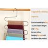 CINTRE POUR DRESSING AIDBUCKS Cintre Pantalon 6Clips sont Fournis SType Cintres Antiderapant Pantalons MultiUsages Portemanteau 248
