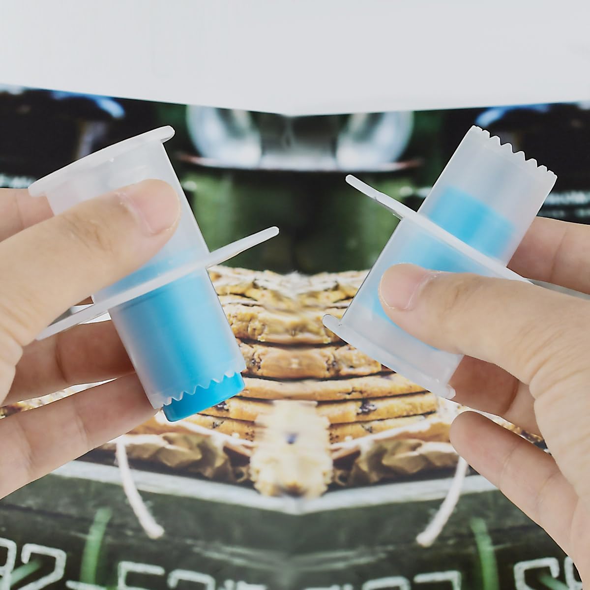 4 Pcs Plastic Cupcake Plunger Cutter 59x62mm Cake Digging Holes Tools Kitchen Mini Cupcake Corer Pastry Filling Tools for DIY Baking Confectionery