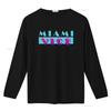 Miami Vice Mens T Shirt OG Logo Top S 2XL Official Retro Style Print Fashionable Streetwear Vintage Washed Stretched Slightly