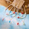 Bohemian Ceramic Small Fish Starfish Chain Necklace for Women Handmade Beaded Double Layer Necklace Friendship Jewelry GIfts