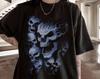 Vintage Skull Halloween and Kids Tshirt, Skull Halloween Family Tee, Skull Skeleton and Kids Tshirt