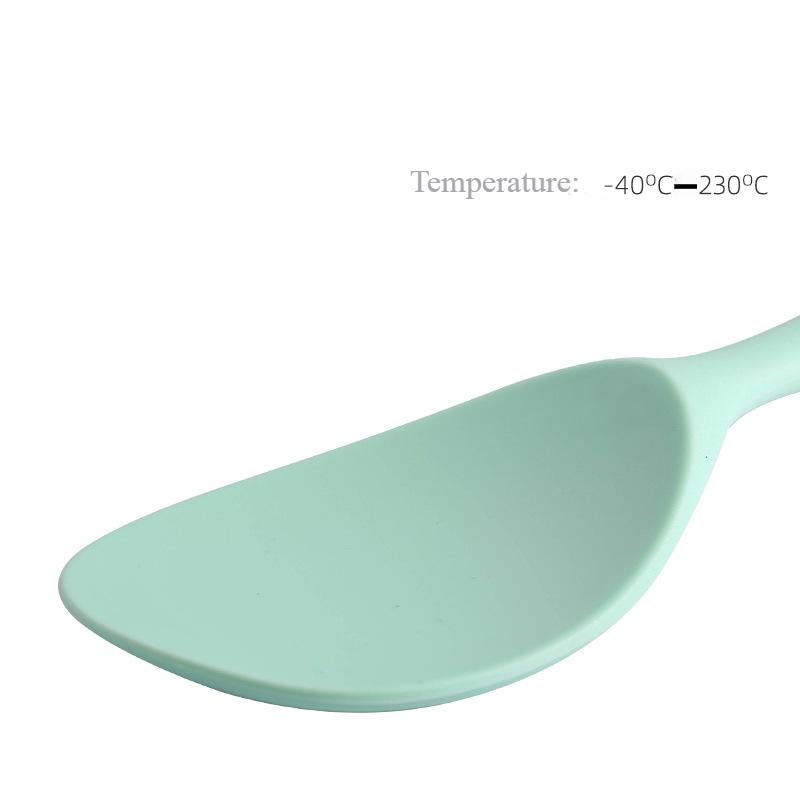 Kitchen Utensils Food Grade Heat Resistant Silicone Rice Spoon Heat Resistant Sushi Scoop Silicone Rice Paddle, 1pc