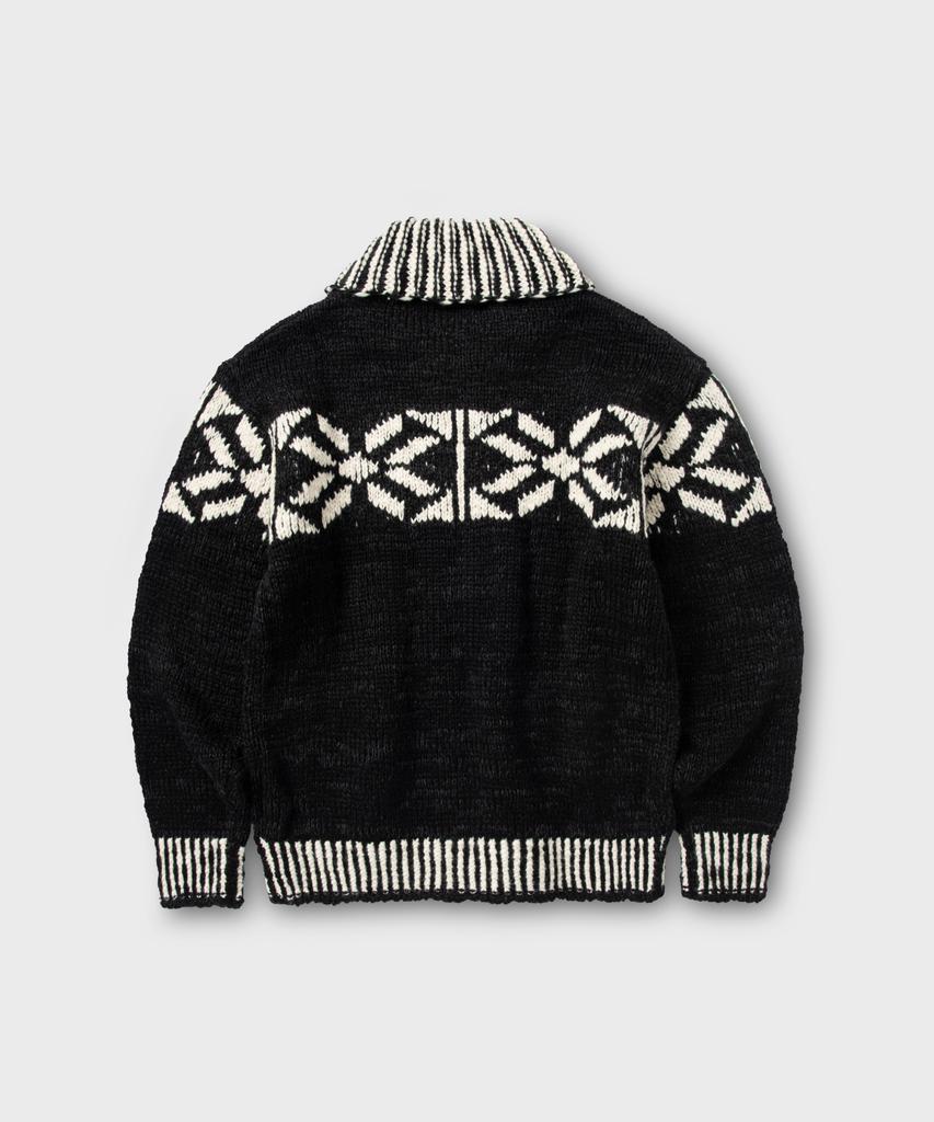 NONBLANK Cowichan Zip-Up Cardigan_Black