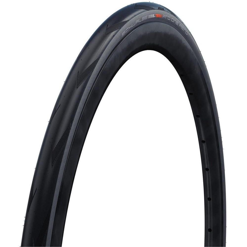 Schwalbe Pro One Aero Front TLR Type 700x28C [Road Bike, Triathlon, Time Trial, Bicycle Tire] чёрный