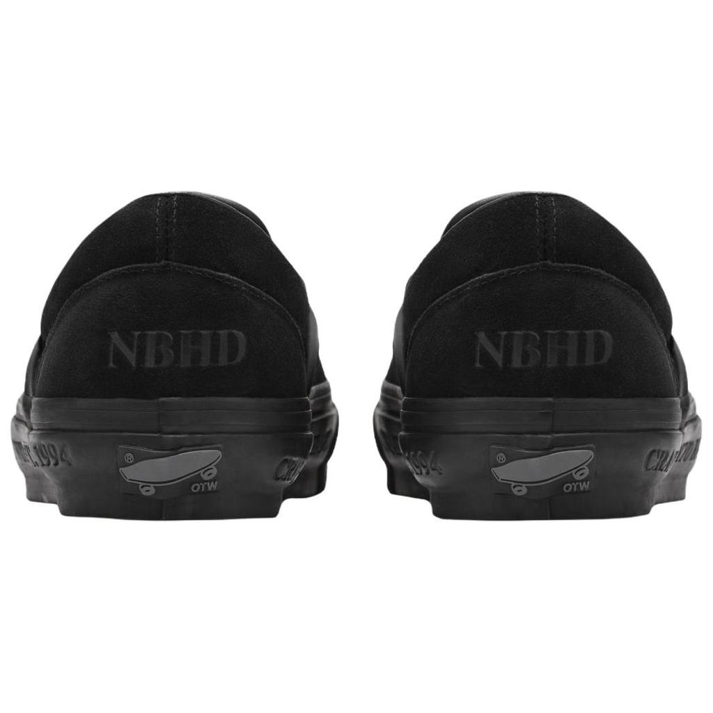 Neighborhood X Vans Slip-On 98 OTW Classic Comfortable Versatile Durable Low-Top Skate Shoes Men sneaker Black VN000EDGBLA