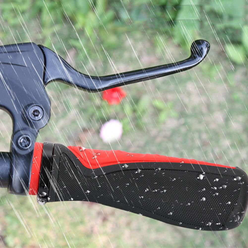 Cycling Handle Bar Anti Slip Grips Lock On Mountain Bike Handlebar Grips(black)