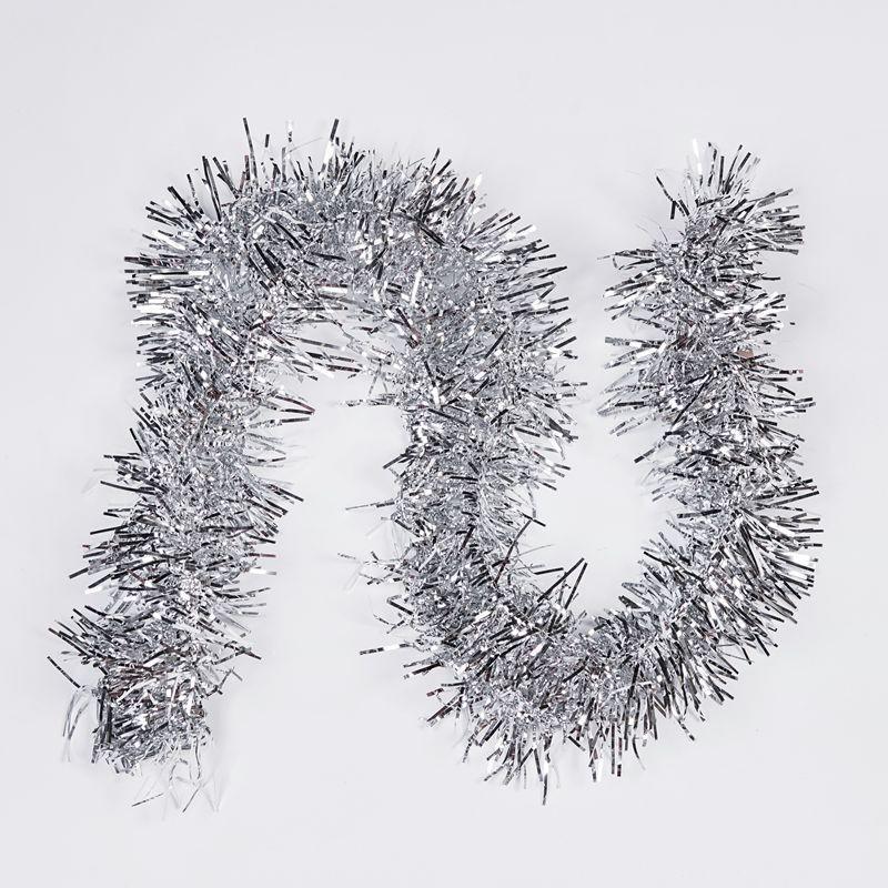 Shiny Tinsel Garland Streamer Ribbon for Birthday, Christmas, Wedding, and Party Decorations.