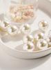 Minimalpiercing 925 Silver Pearl Clutch Earring Backs