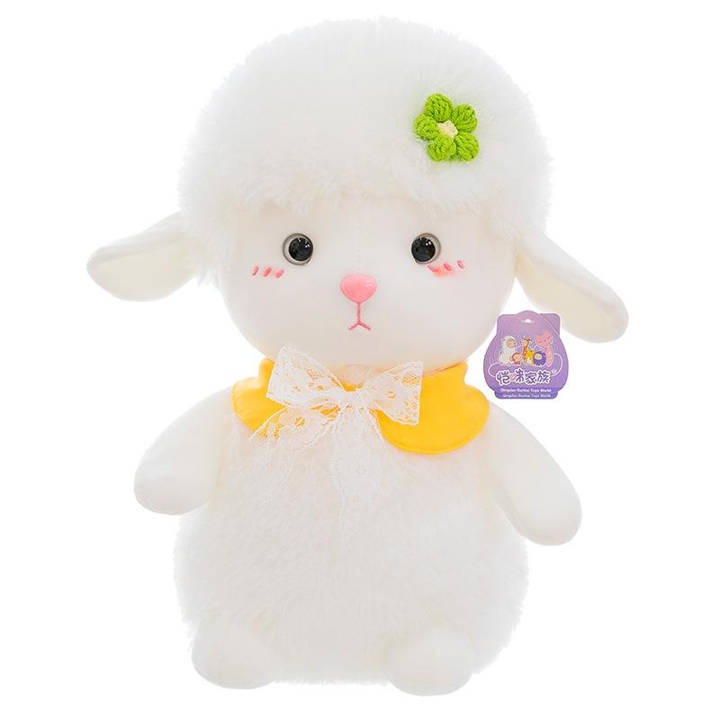 Super Cute Sweet Cake Lamb Plush Toy Claw Machine Doll Wedding Throw Flowers Sheep Girl Birthday Gift