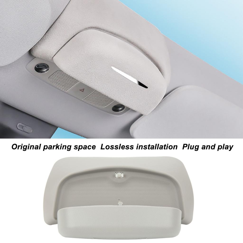 Car Glasses Holder Automobile Sunglassses Storage Case Replacement for Tesla Model 3 2017‑2023 ABS