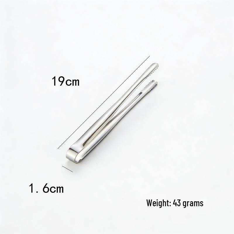 Korean & Japanese Style 304 Stainless Steel Chopstick & Steak Tongs with Teeth