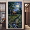 Moon Thatched Cottage Scenery Large Size Diamond Painting New Collection Landscape Diy Full Drill Rhinestone Embroidery Mosaic Cross Stitch Kits